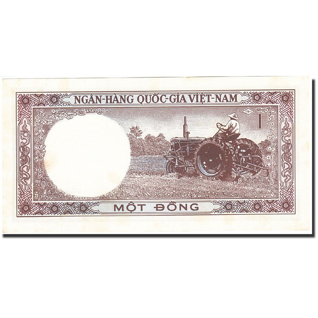 Banconote, Vietnam del Sud, 1 D<ox>ng, 1964-1966, KM:15a, Undated (1964), SPL-