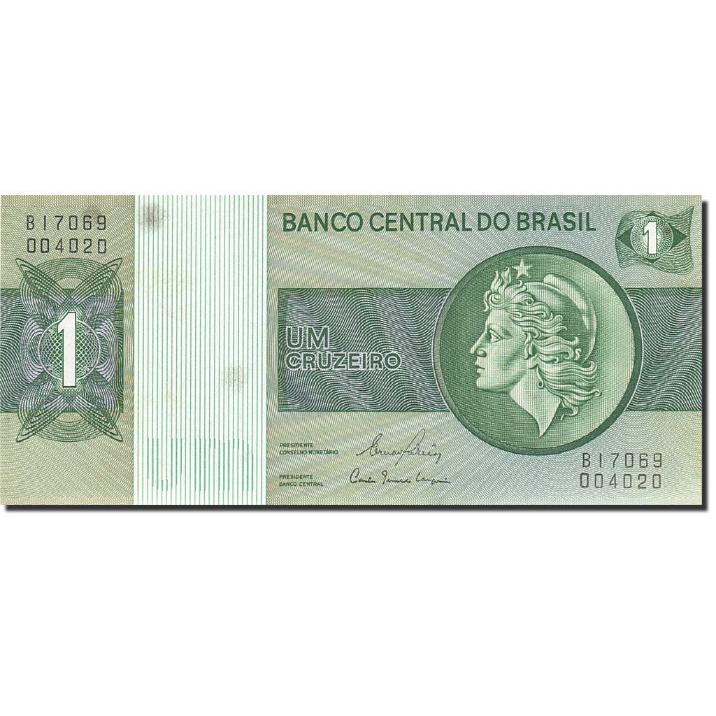 Banconote, Brasile, 1 Cruzeiro, 1970, KM:191Ac, 1980, SPL