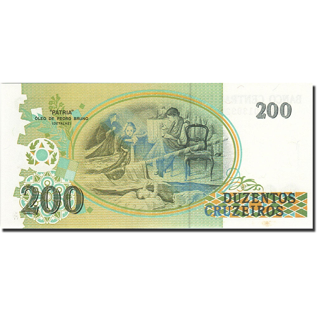 Banconote, Brasile, 200 Cruzeiros, 1990-1993, KM:229, UNdated (1990), FDS