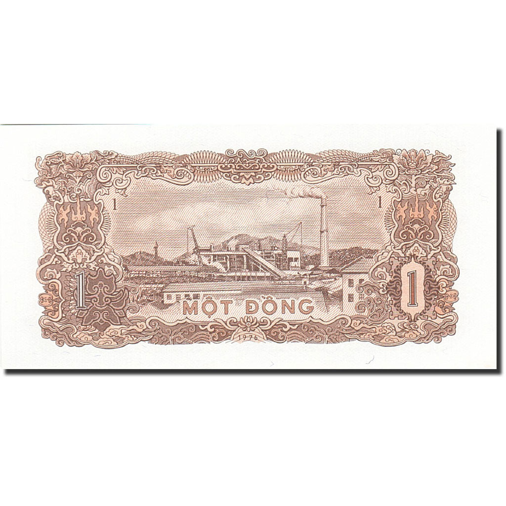 Banknot, Wietnam, 1 D<ox>ng, 1976, 1976, KM:80a, UNC(65-70)