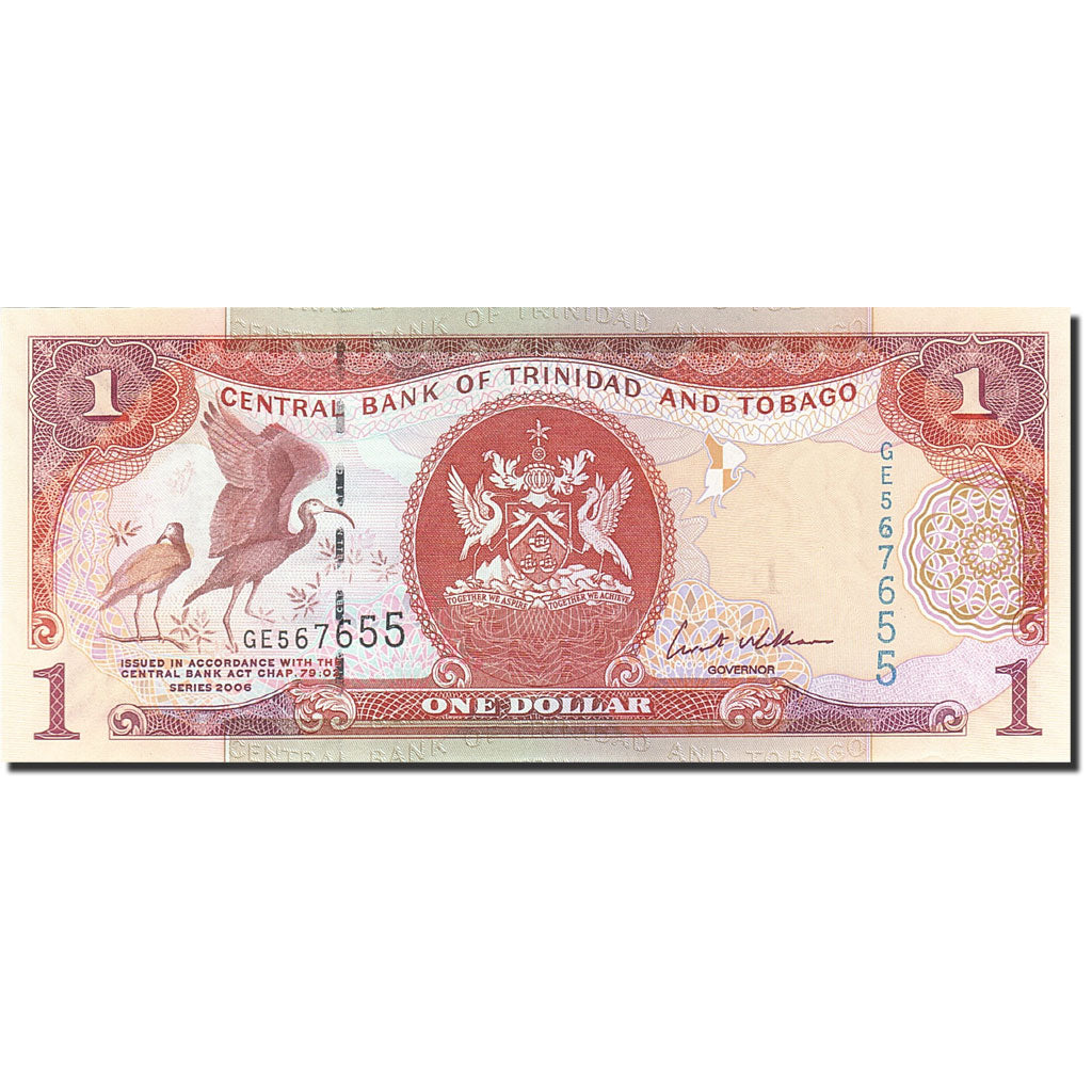 Banknote, Trinidad and Tobago, 1 Dollar, 2006, 2006, KM:46, UNC(63)