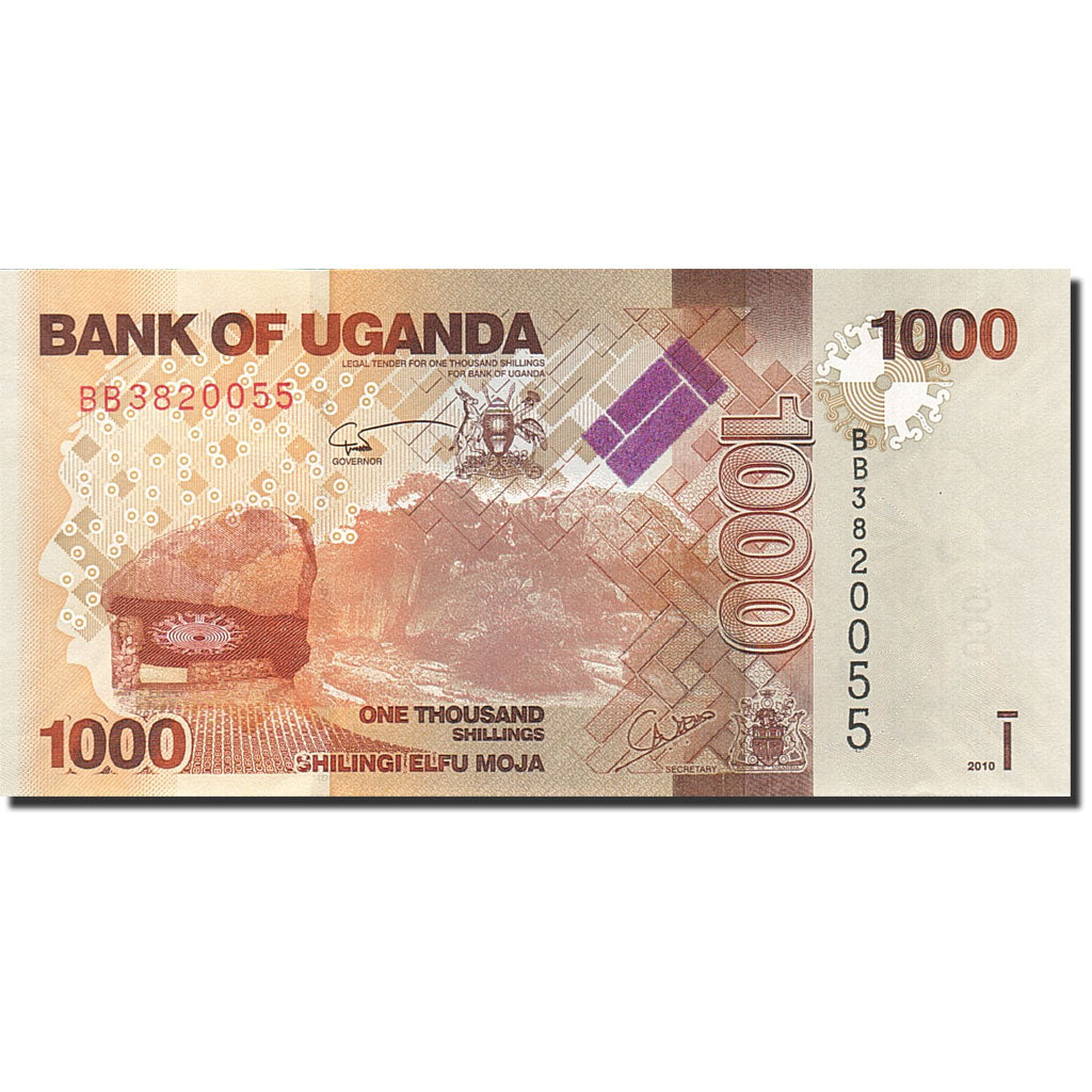 Banknote, Uganda, 1000 Shillings, 2010, 2010, KM:49, UNC(63)