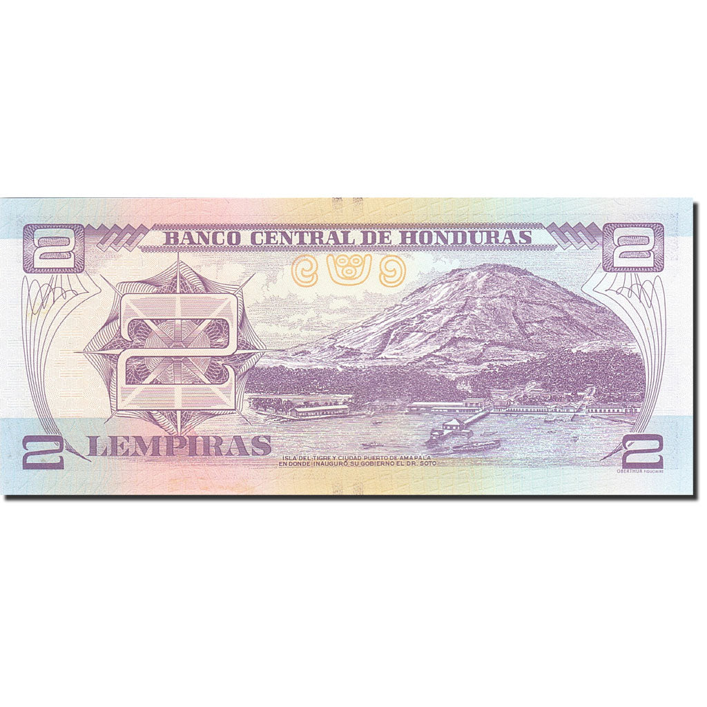 Banknot, Honduras, 2 Lempiras, 2012, 2012-03-01, UNC(65-70)