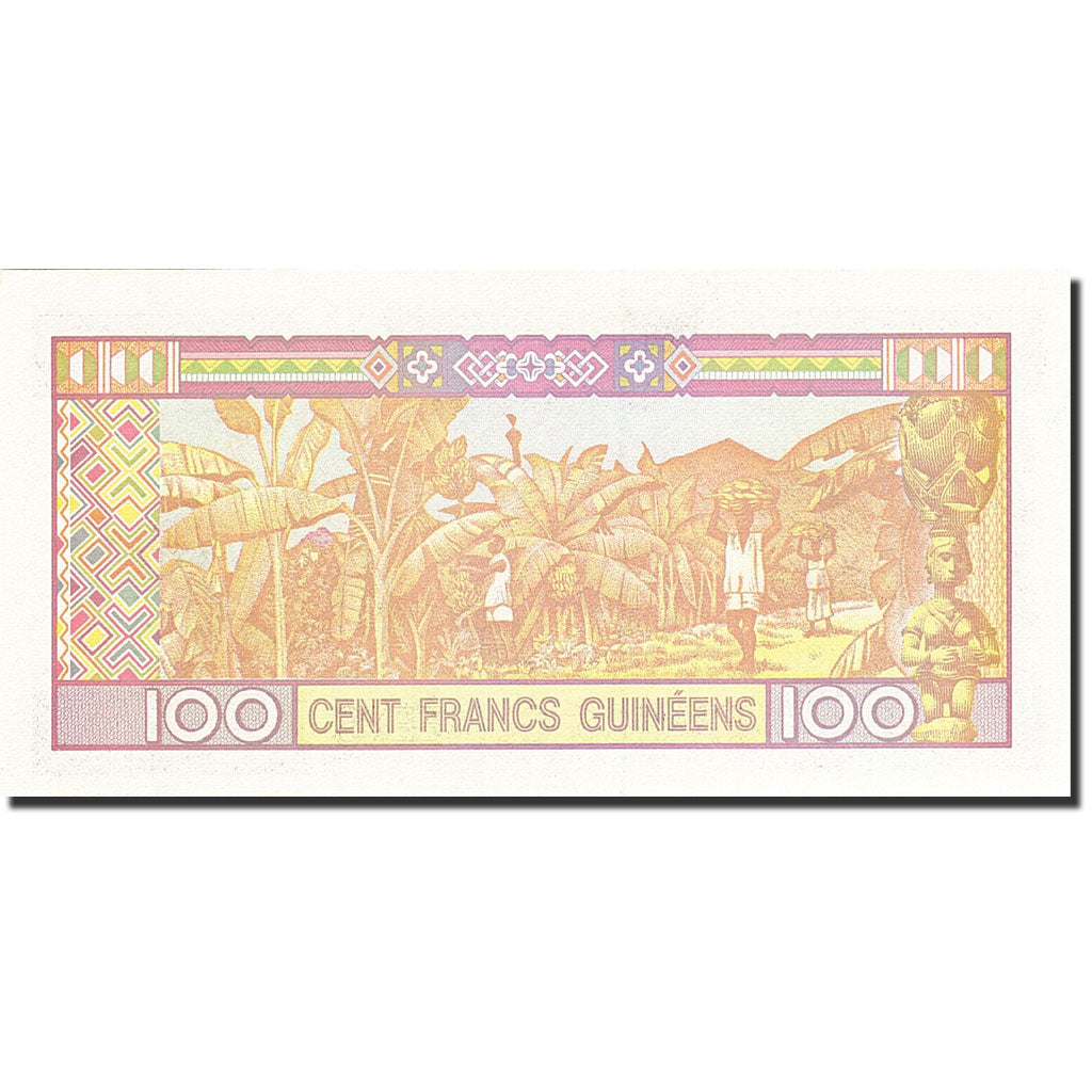 Banknote, Guinea, 100 Francs, 1998, 1998, KM:35a, UNC(63)