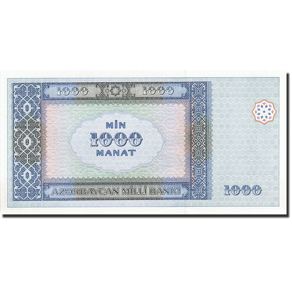 Banconote, Azerbaigian, 1000 Manat, 2001, KM:23, 2001, FDS