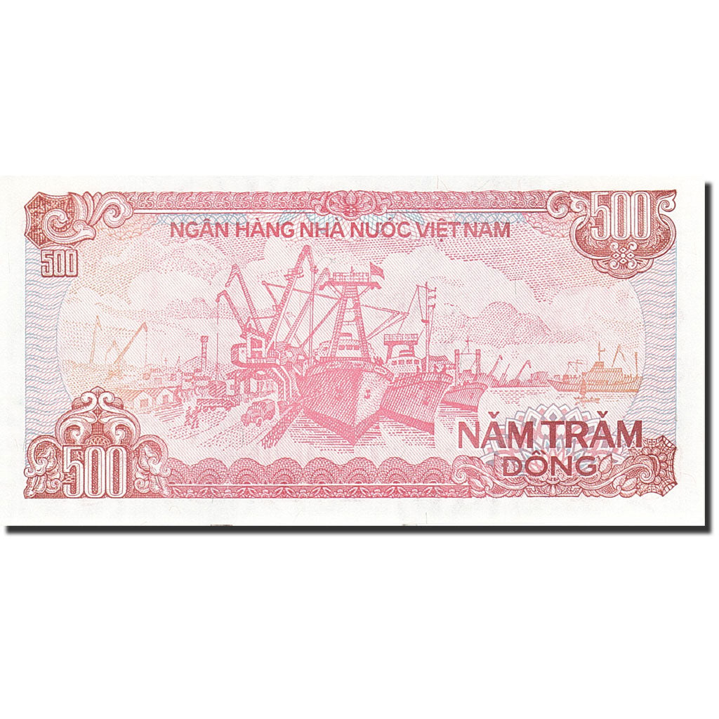 Banknot, Wietnam, 500 D<ox>ng, 1987-1988, 1988, KM:101a, UNC(65-70)