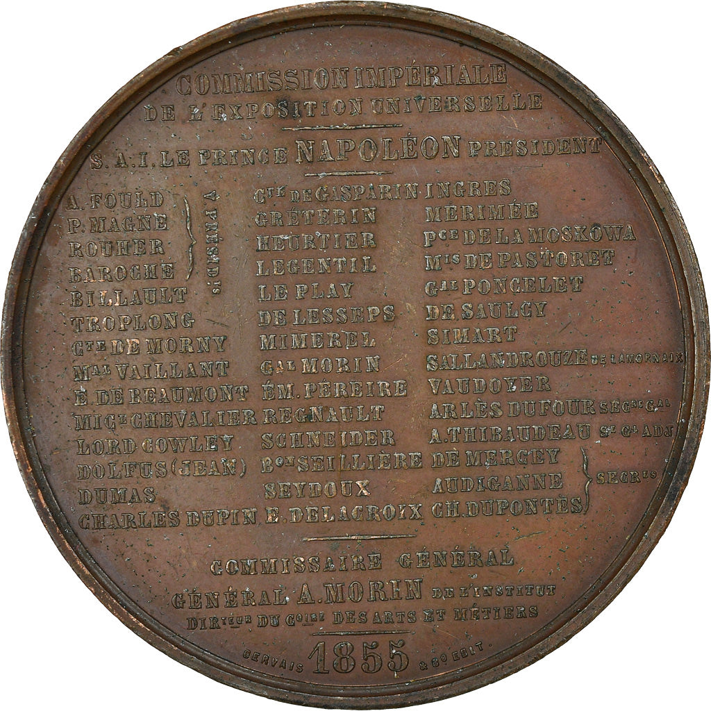 France, Medal, Le Prince Napoléon, Président de la Commission Impériale