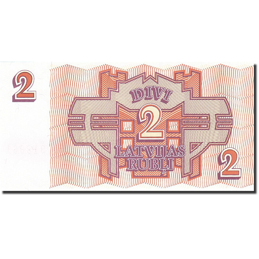Billet, Latvia, 2 Rubli, 1992, 1992, KM:36, NEUF