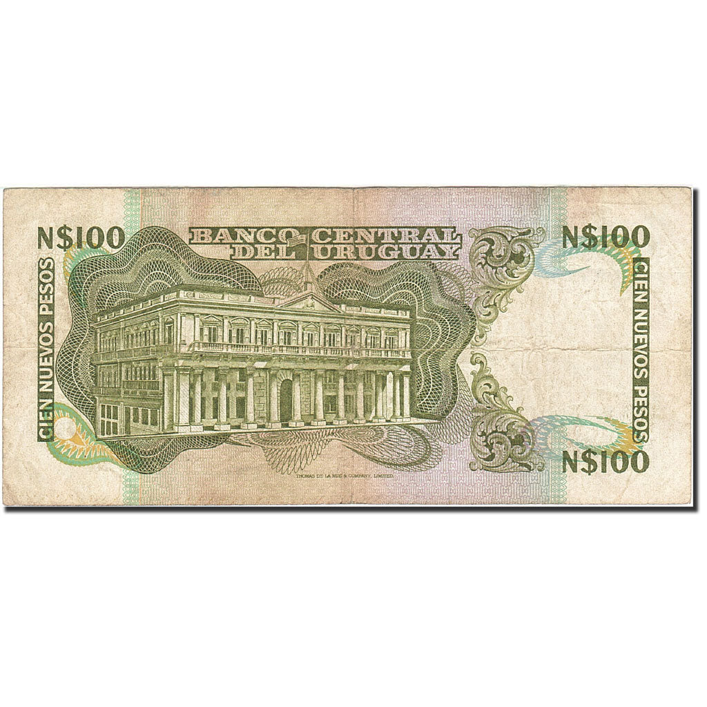 Banknote, Uruguay, 100 Nuevos Pesos, 1978-1988, Undated (1987), KM:62a