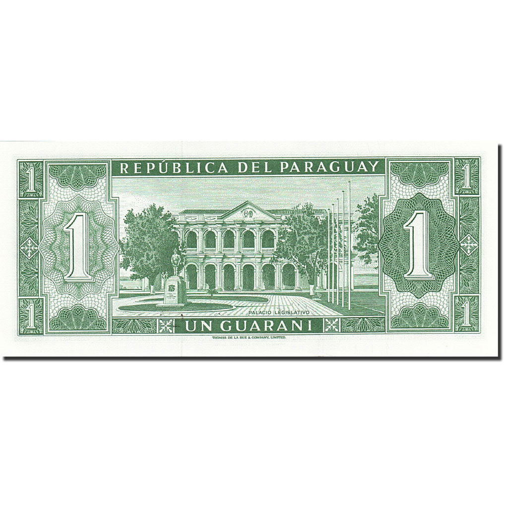 Banknote, Paraguay, 1 Guarani, 1952, 1952, KM:193a, UNC(63)