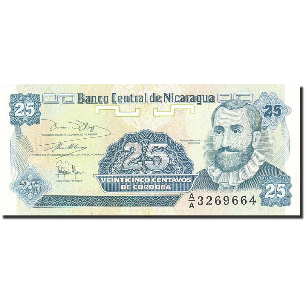 Billete, 25 Centavos, 1991-1992, Nicaragua, KM:170a, Undated (1991), SC