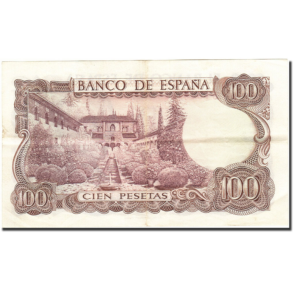 Banknot, Hiszpania, 100 Pesetas, 1970-1971, 1970-11-17, KM:152a, EF(40-45)