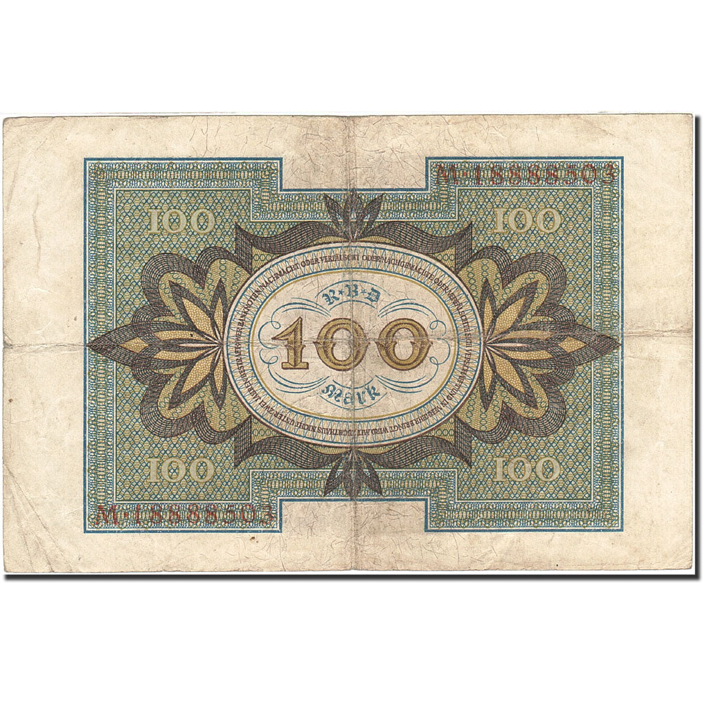 Biljet, Duitsland, 100 Mark, 1920, 1920-11-01, KM:69a, TB