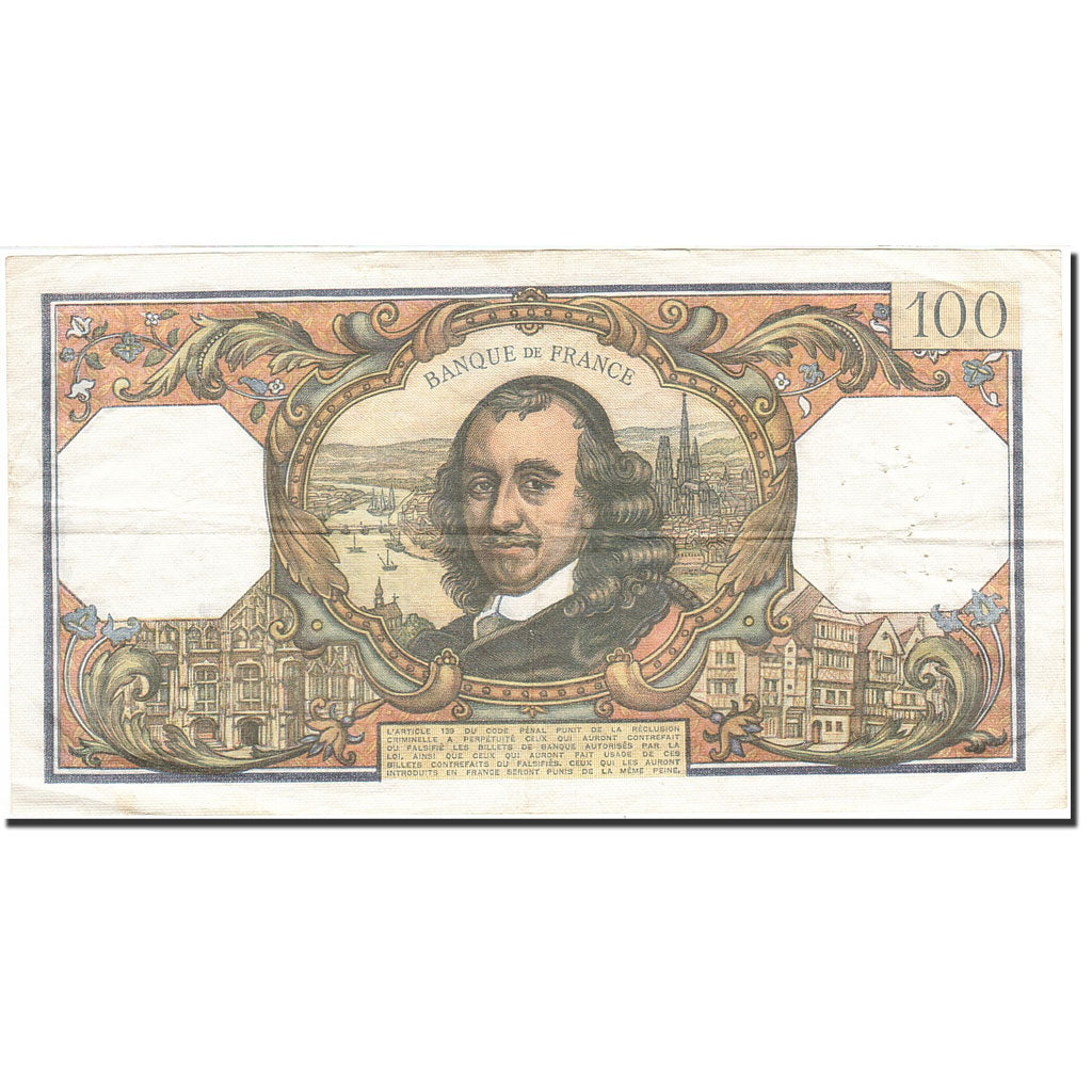 Billete, Francia, 100 Francs, 1964, 1971-04-01, BC+, Fayette:65.35, KM:149c