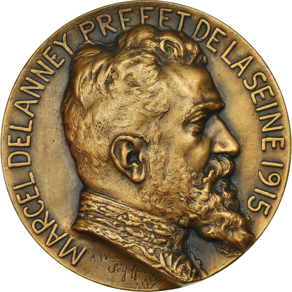 Frankrijk, Medaille, Marcel Delanney, Préfet de la Seine, Paris, Politics