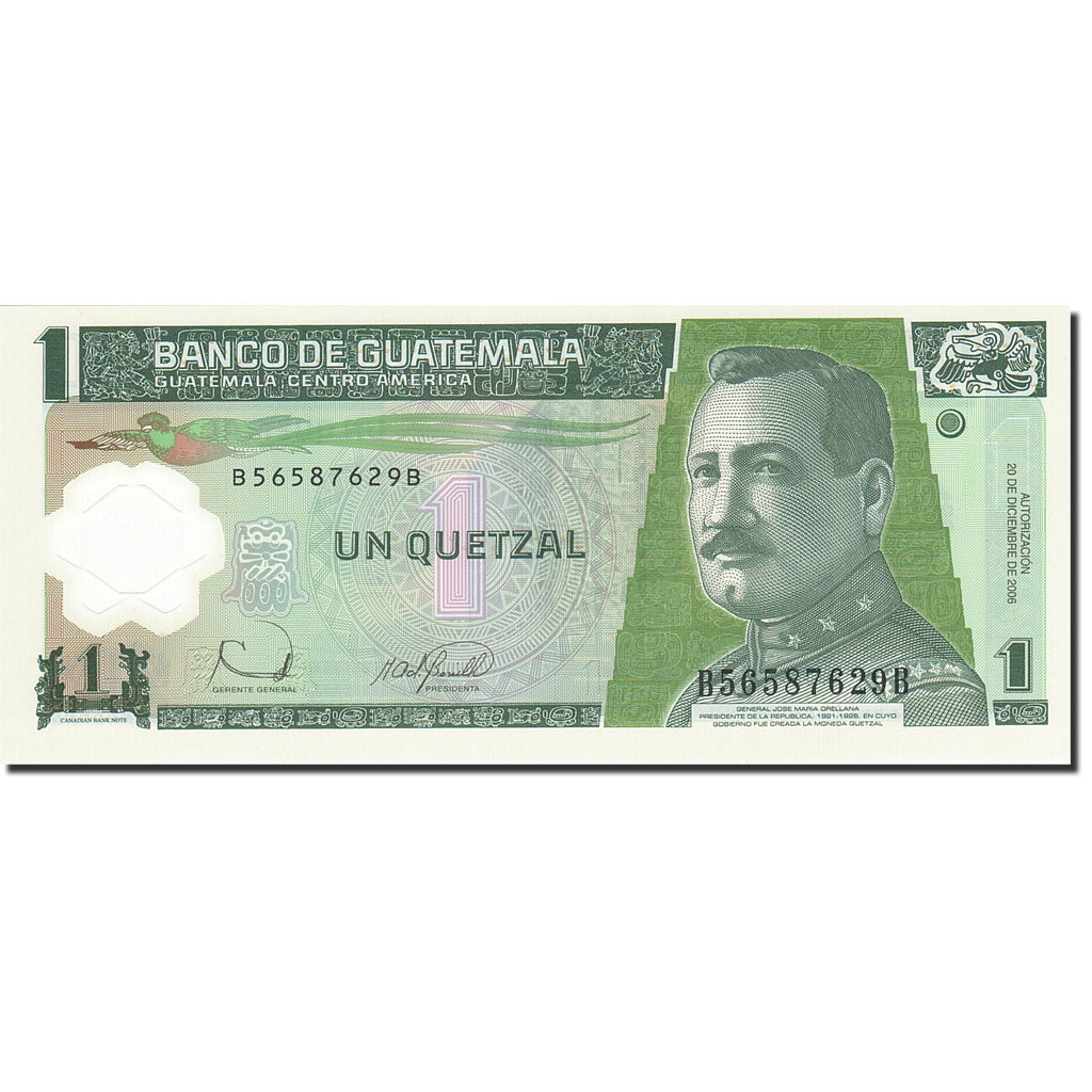 Billet, Guatemala, 1 Quetzal, 2006, 2006, KM:109, NEUF
