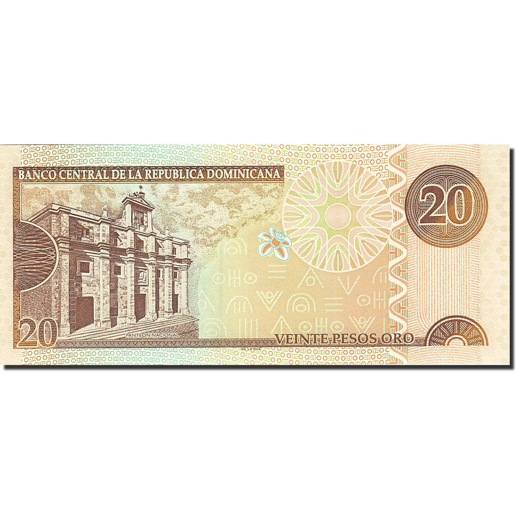 Geldschein, Dominican Republic, 20 Pesos Oro, 2001-2002, 2002, KM:169b, UNZ-