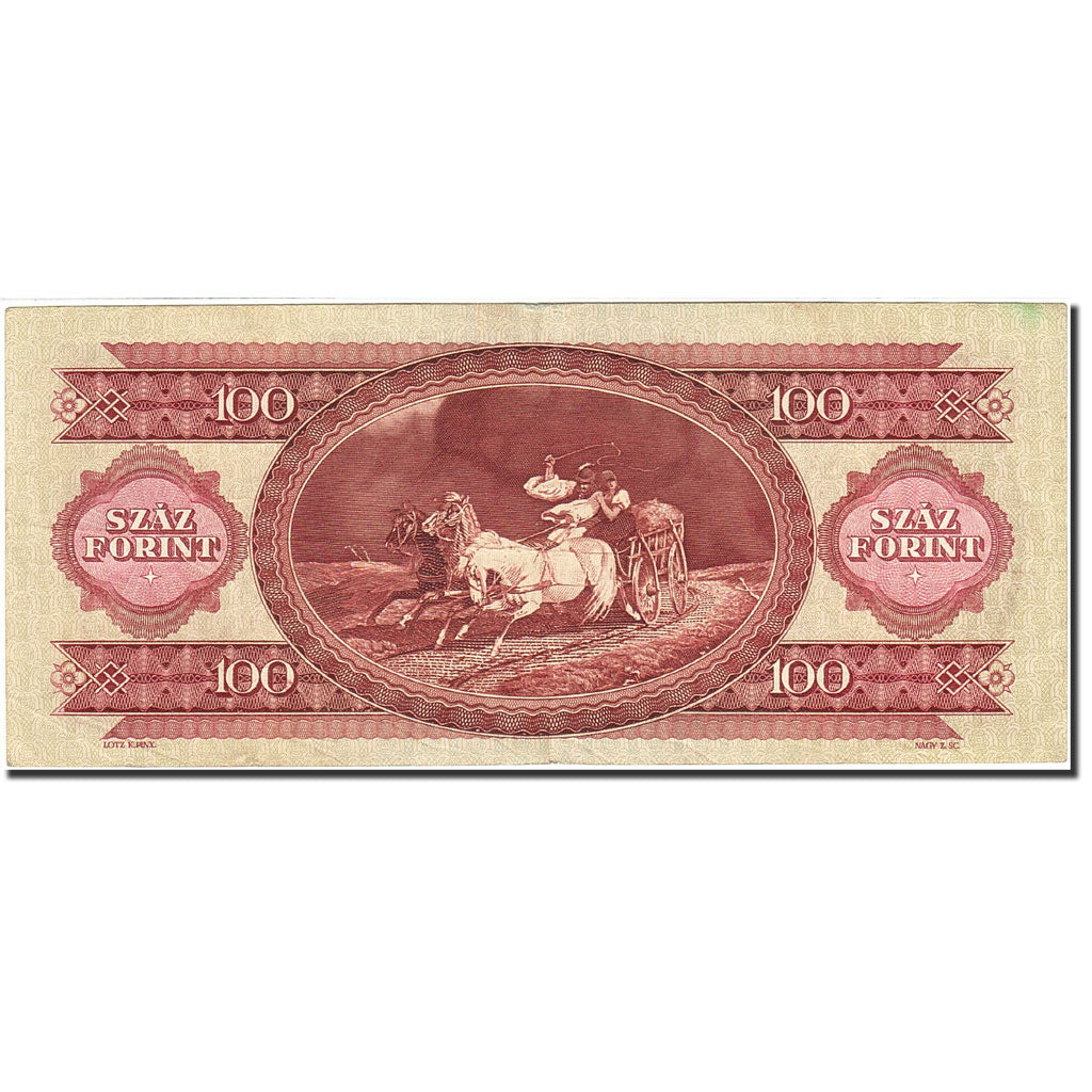 Banknot, Węgry, 100 Forint, 1957-1983, 1984-10-30, KM:171g, EF(40-45)