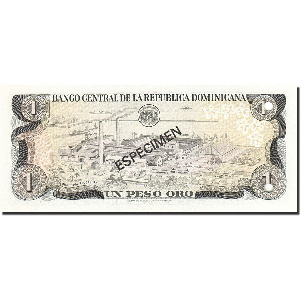 Banknot, Republika Dominikany, 1 Peso Oro, 1980-1982, 1980, KM:117s1, UNC(65-70)