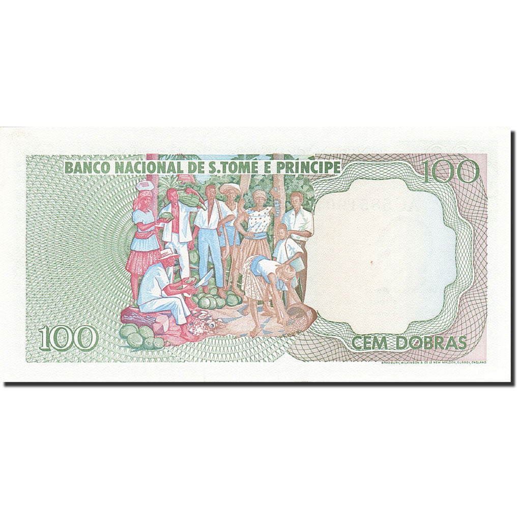 Banknote, Saint Thomas and Prince, 100 Dobras, 1982, 1982-09-30, KM:57, UNC(63)