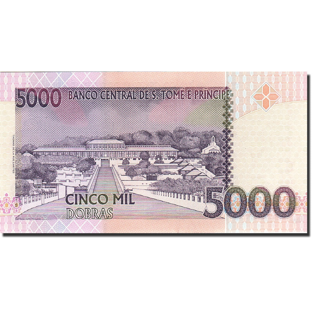 Biljet, Sint Thomas en Prince, 5000 Dobras, 2013, 2013-12-31, NIEUW