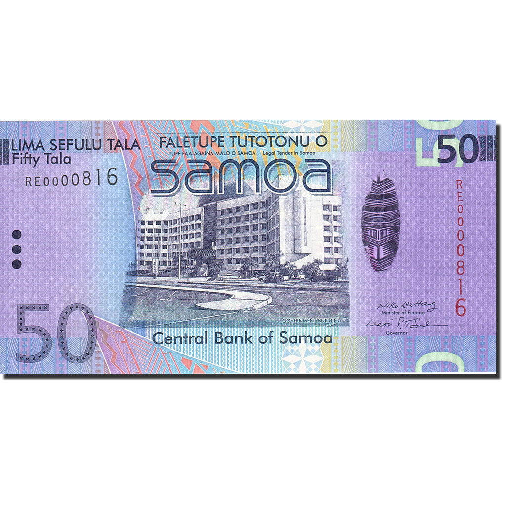 Banknote, Western Samoa, 50 Tala, 2008, 2008, KM:41a, UNC(65-70)