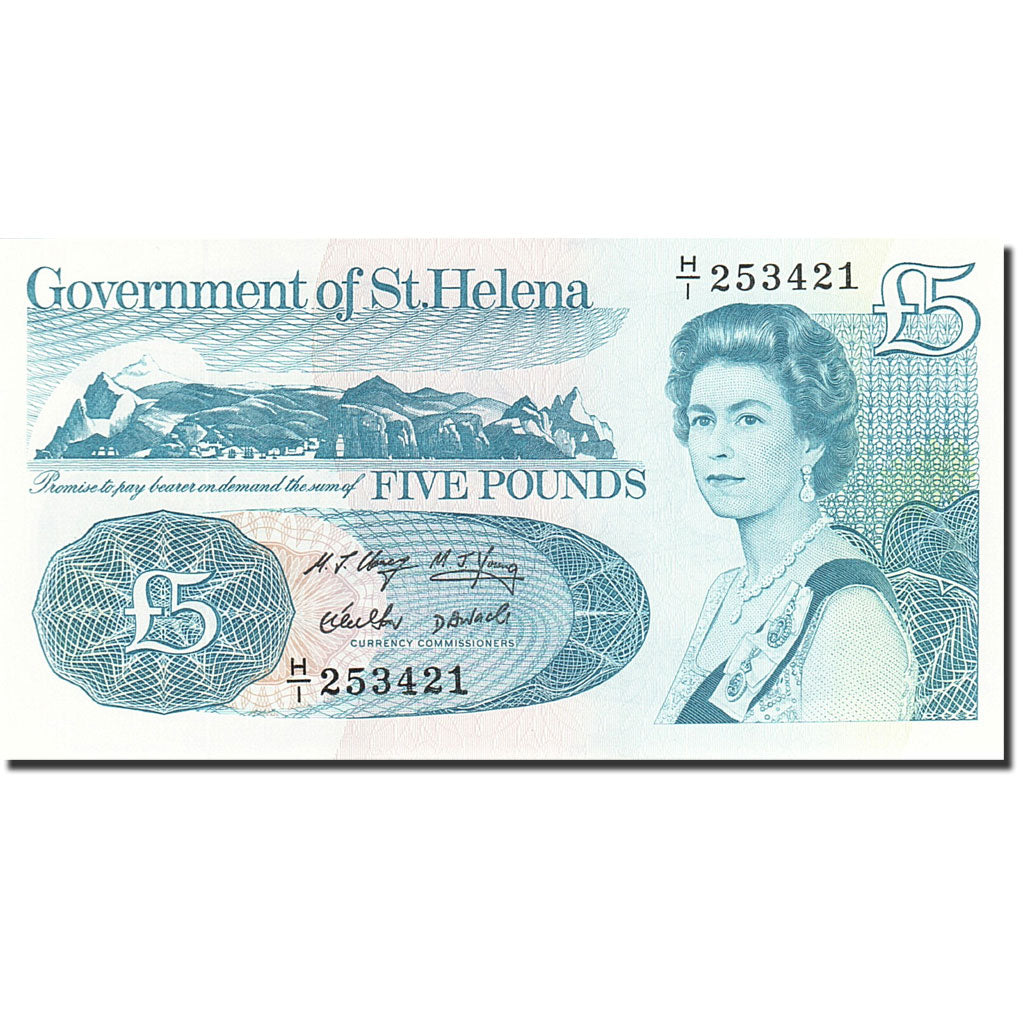 Banknote, Saint Helena, 5 Pounds, 1998, Undated (1998), KM:11a, UNC(65-70)