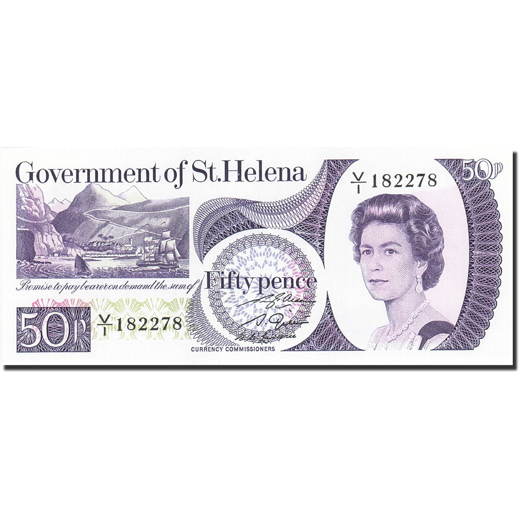 Billet, Saint Helena, 50 Pence, 1976-1979, Undated (1979), KM:5a, NEUF