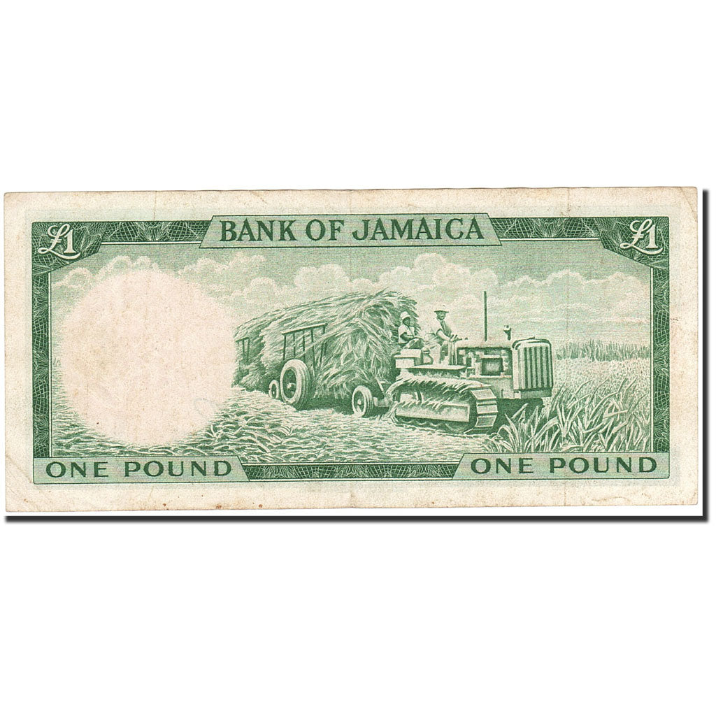 Billet, Jamaica, 1 Pound, 1961, 1961, KM:51, TTB
