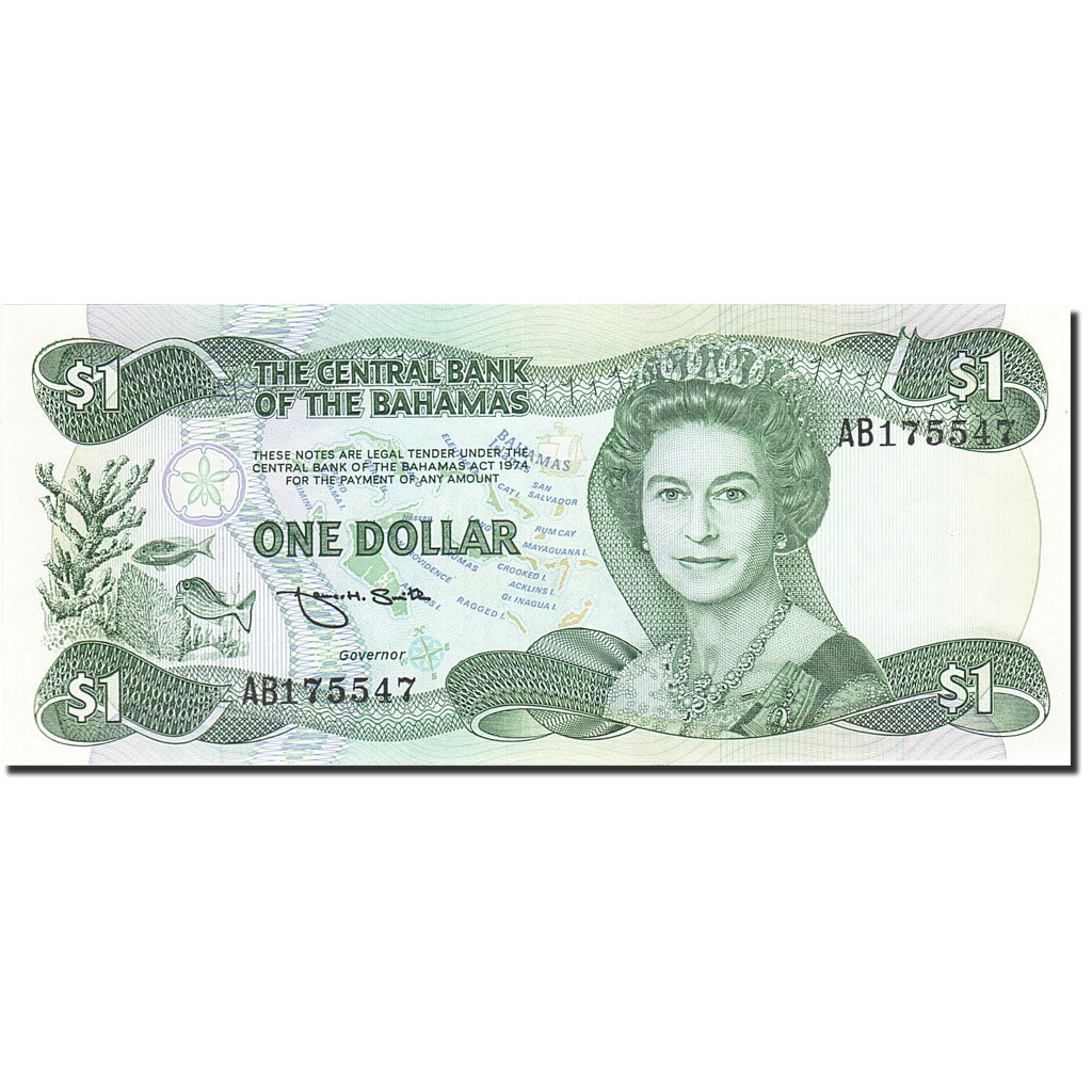 Billete, 1 Dollar, 1984, Bahamas, KM:43b, 1984, UNC