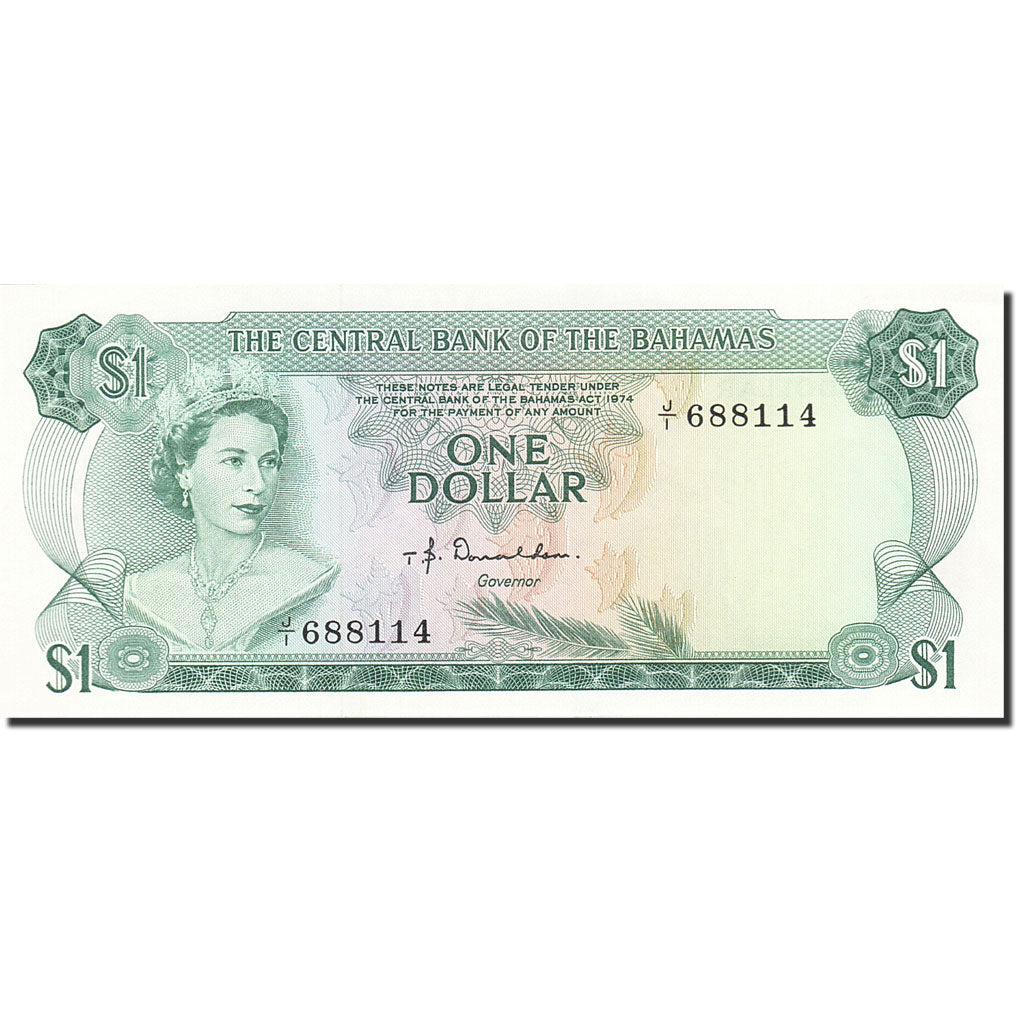 Billete, 1 Dollar, 1974, Bahamas, KM:35a, 1974, SC