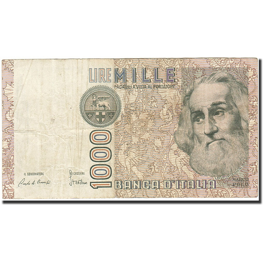 Banknote, Italy, 1000 Lire, 1982-1983, 1982-01-06, KM:109a, VF(20-25)