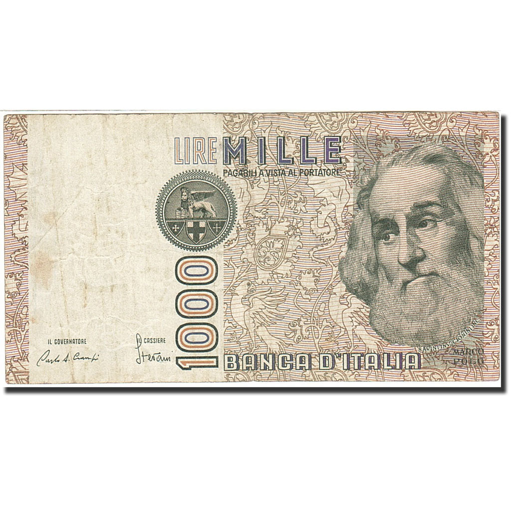Banknote, Italy, 1000 Lire, 1982-1983, 1982-01-06, KM:109a, VF(30-35)