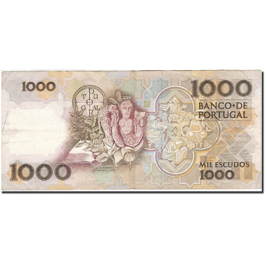 Banknote, Portugal, 1000 Escudos, 1980-1989, 1989-11-09, KM:181f, EF(40-45)