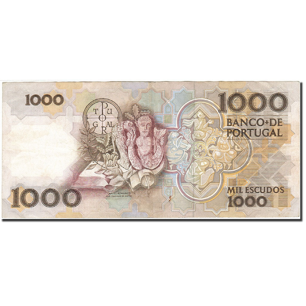 Geldschein, Portugal, 1000 Escudos, 1980-1989, 1988-12-22, KM:181e, S+