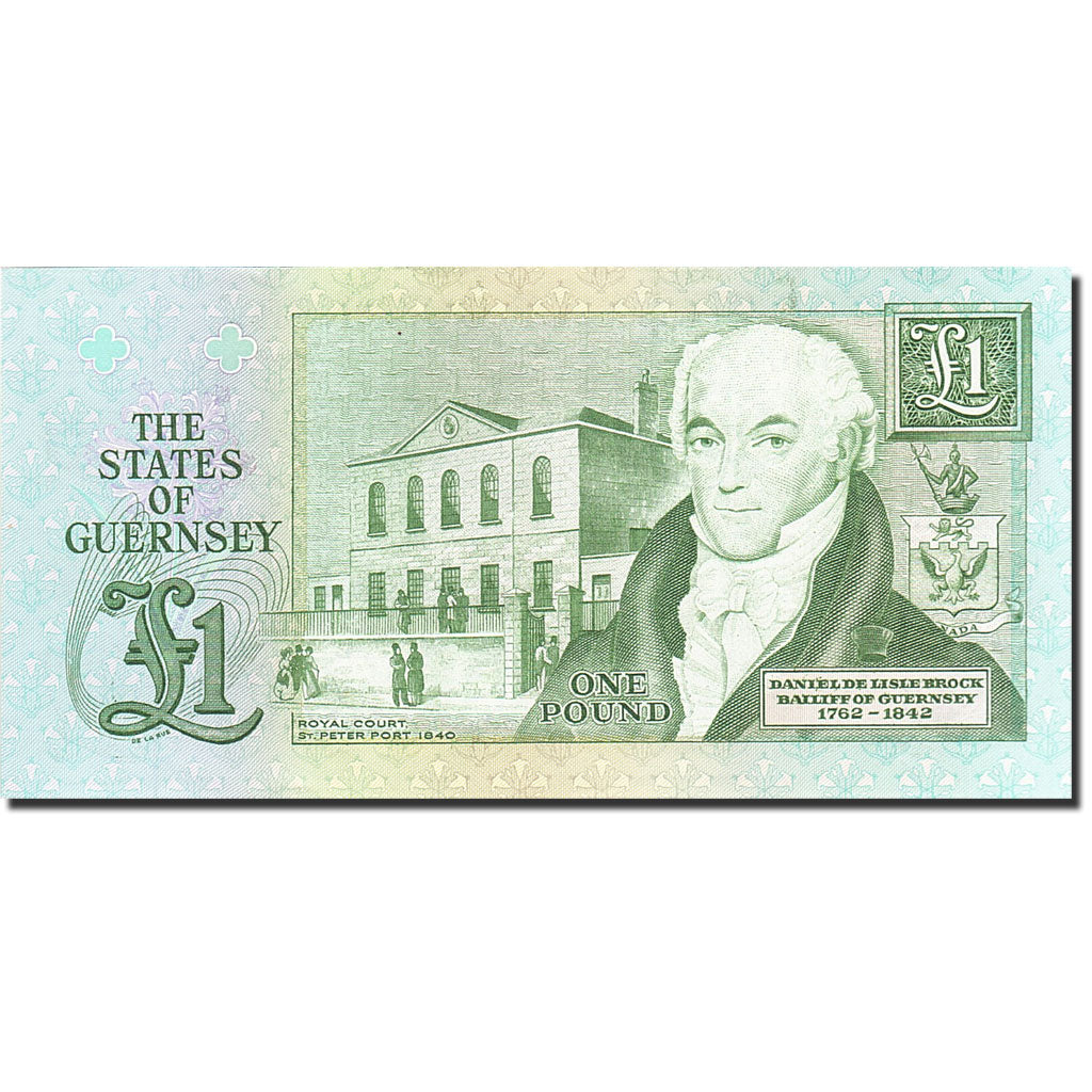 Banknote, Guernsey, 1 Pound, 1980, Undated (1980-1989), KM:48b, UNC(63)