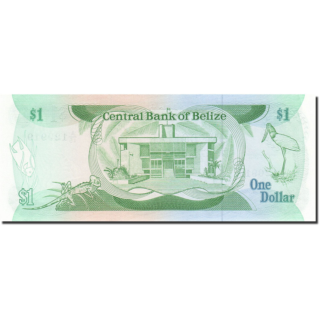 Banknote, Belize, 1 Dollar, 1983-1987, 1987-01-01, KM:46c, UNC(65-70)