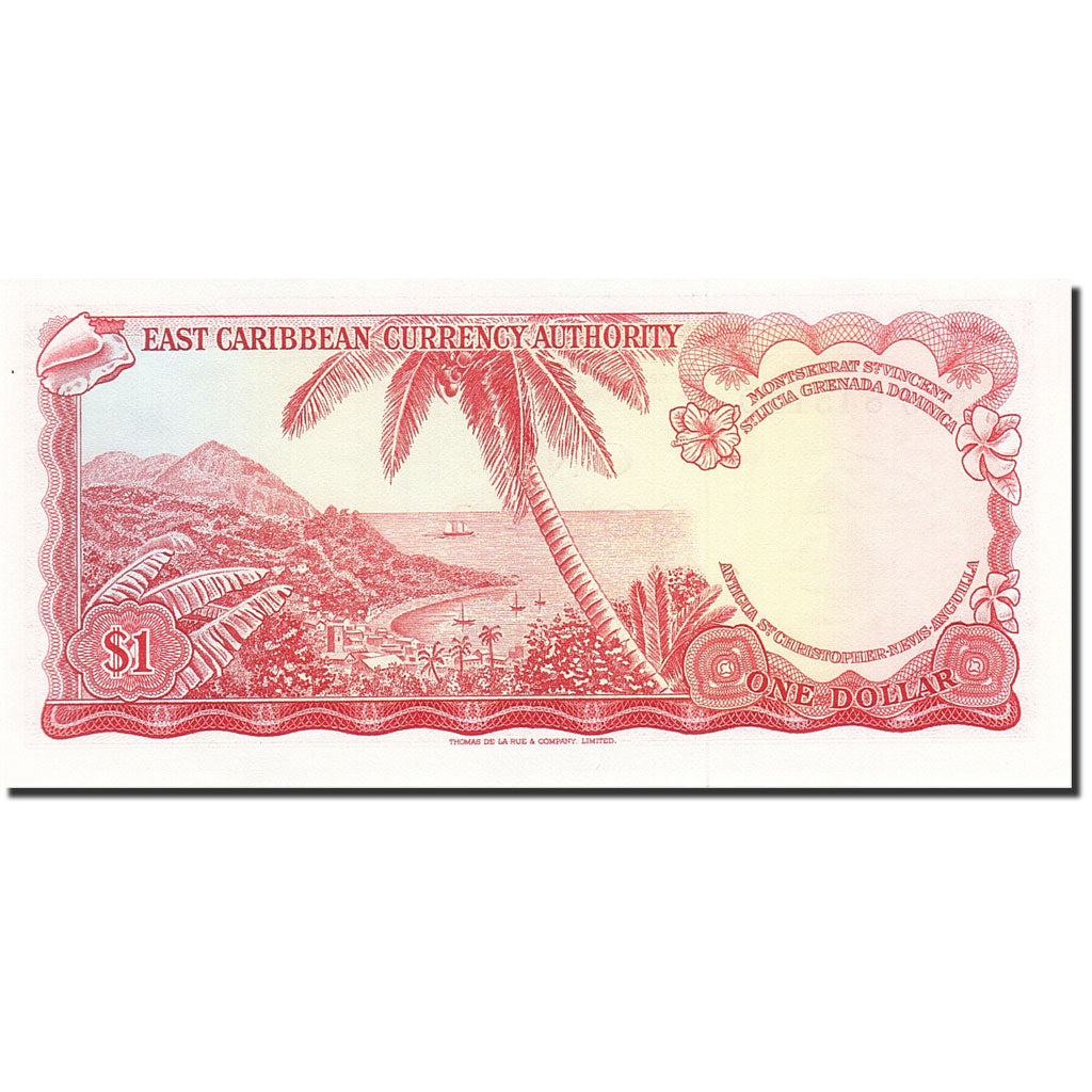 Banknote, East Caribbean States, 1 Dollar, 1965, Undated (1965), KM:13e