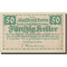 Banknote, Austria, Dunkelstein, 50 Heller, château, 1920, 1920-12-31, UNC(63)