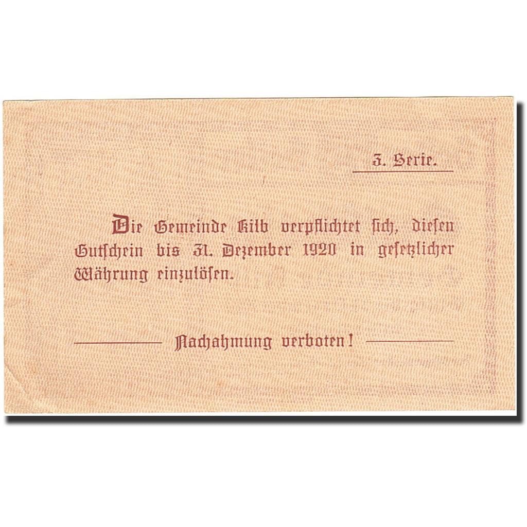 Banknote, Austria, Kilb, 80 Heller, Eglise, 1920, 1920-12-31, EF(40-45)