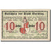 Banknote, Austria, Eferding, 10 Heller, Ecusson, 1919, 1919-11-24, AU(55-58)