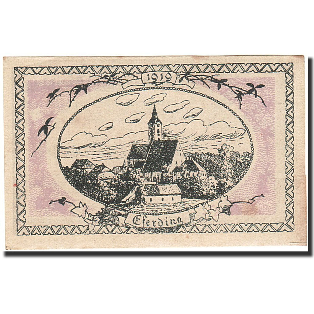 Banknote, Austria, Eferding, 20 Heller, Ecusson, 1919, 1919-11-24, EF(40-45)