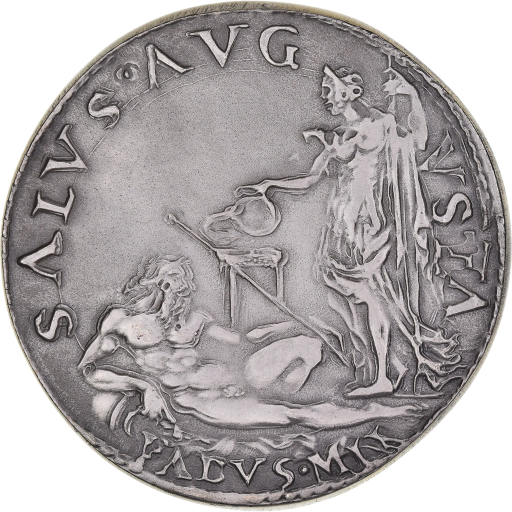 France, Médaille, Reproduction, Teston Charles V, Duché de Milan, 1973, SPL