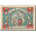 Banknote, Austria, Aschach an der Donau, 10 Heller, Blason, 1920, 1920-12-31