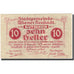 Banknote, Austria, Wiener Neustadt, 10 Heller, château, 1920, 1920-12-31