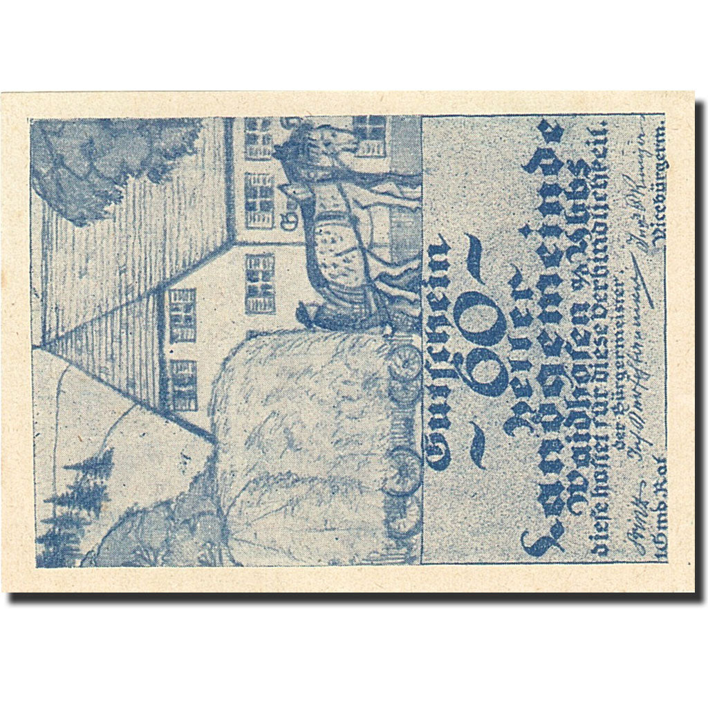 Banknote, Austria, Waidhofen an der Ybbs, 50 Heller, paysan, 1920, 1920-12-31