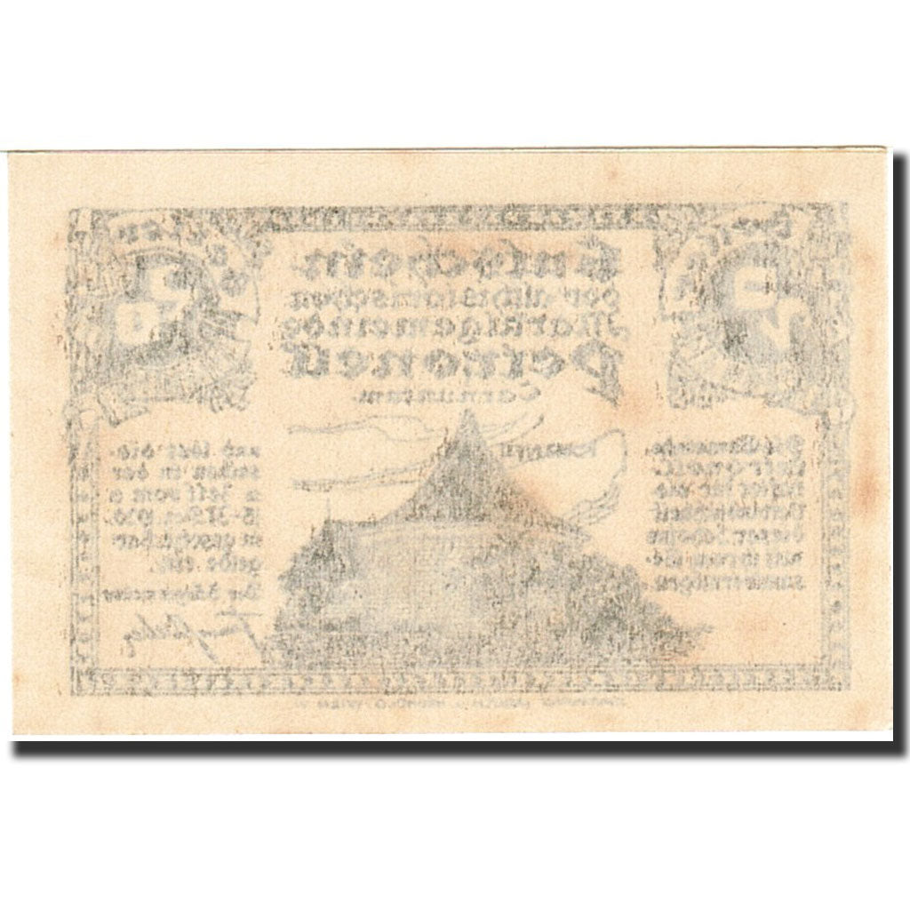 Banknote, Austria, Petronell-Carnuntum, 20 Heller, château, 1920, 1920-12-31