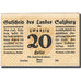 Banknote, Austria, Salzbourg, 20 Heller, valeur faciale, 1919, 1919-12-31