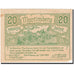 Banknote, Austria, Martinsberg, 20 Heller, village, 1920, 1920-07-01, EF(40-45)
