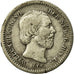 Coin, Netherlands, William III, 5 Cents, 1850, EF(40-45), Silver, KM:91